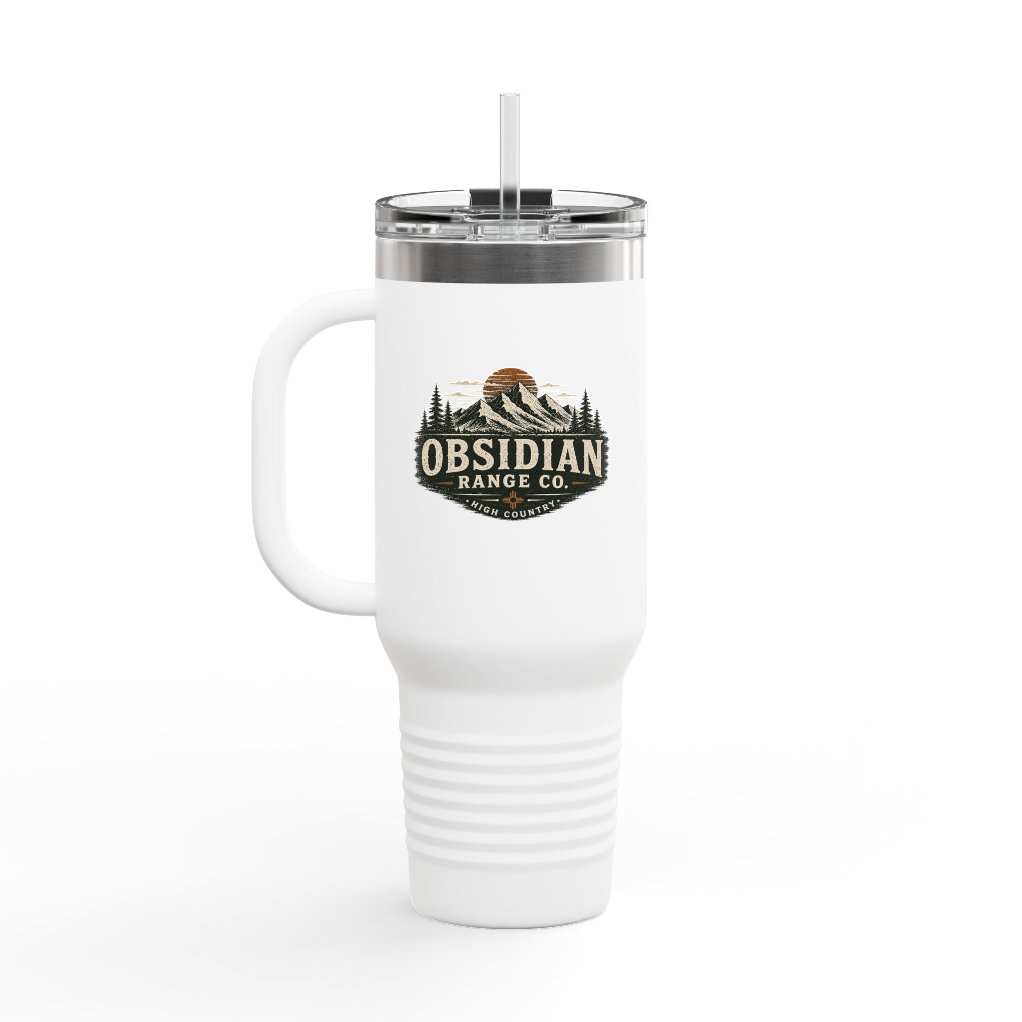 Obsidian Range Co. 40oz Insulated Travel Mug — Outdoor Mountain Adventure Tumbler