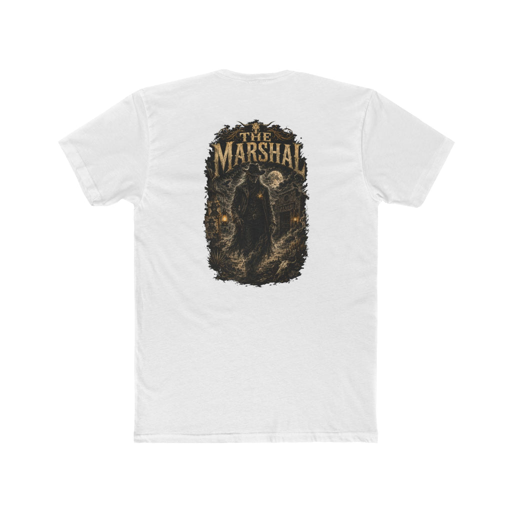 The Marshal Graphic Tee — Vintage Western Marshal Skull Shirt