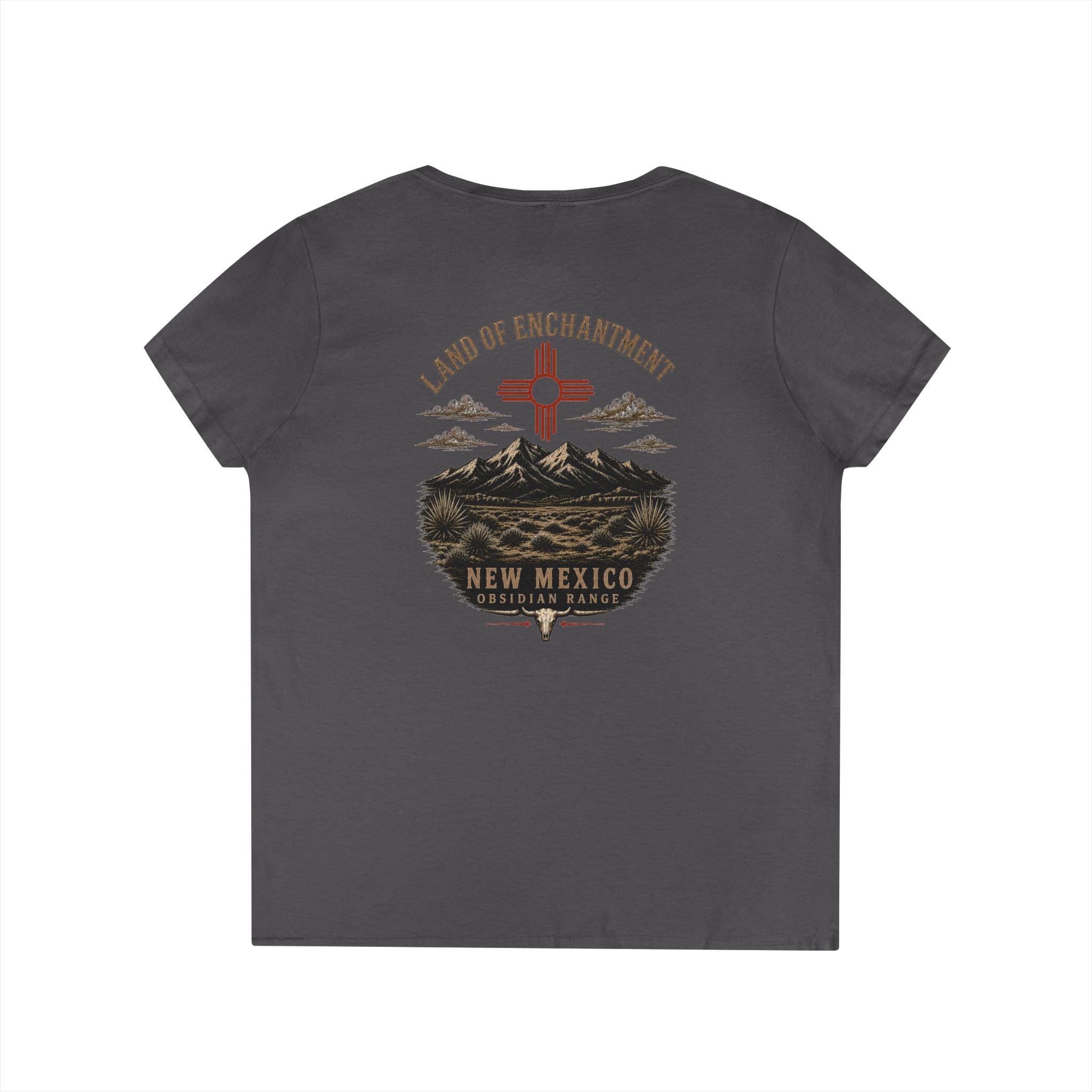 New Mexico Land of Enchantment V-Neck Tee (Ladies')