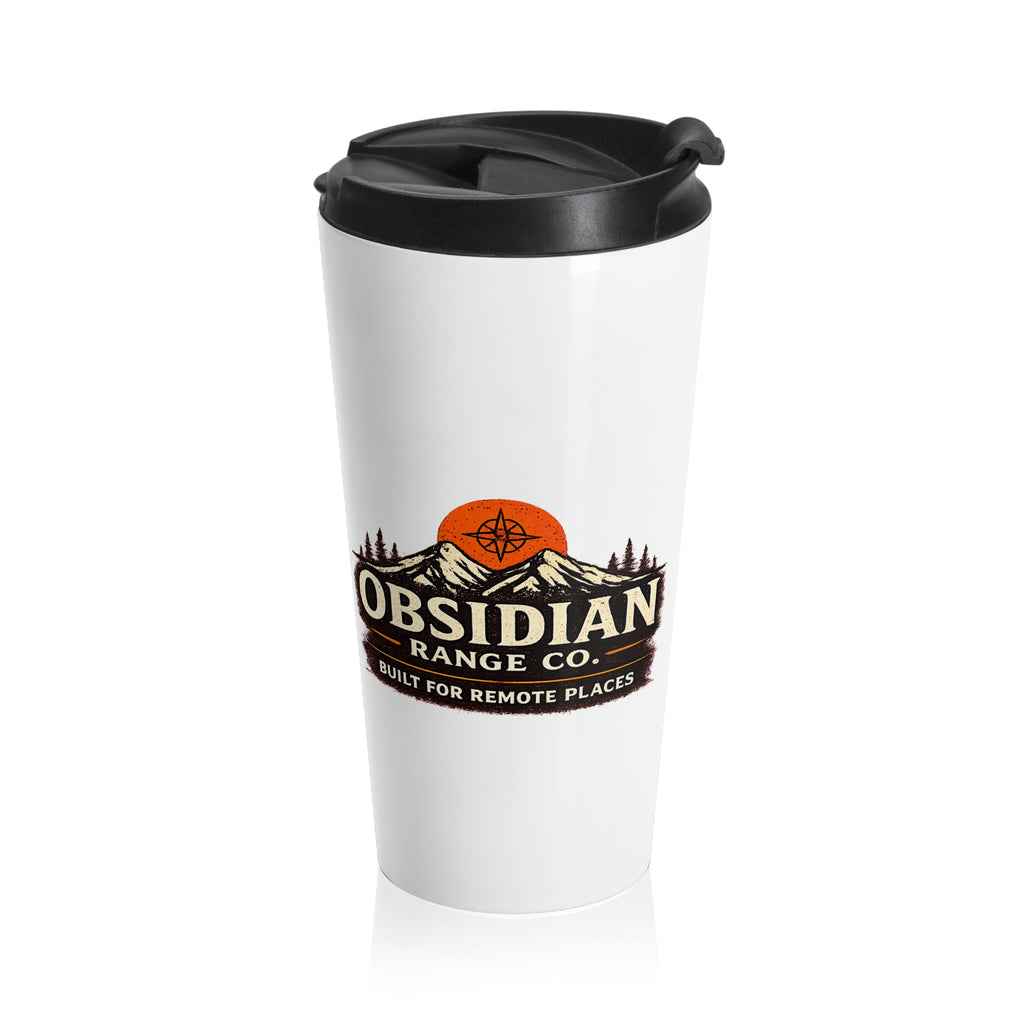 Observer Coffee Travel Mug — Stainless Steel Insulated Tumbler with Forest Logo