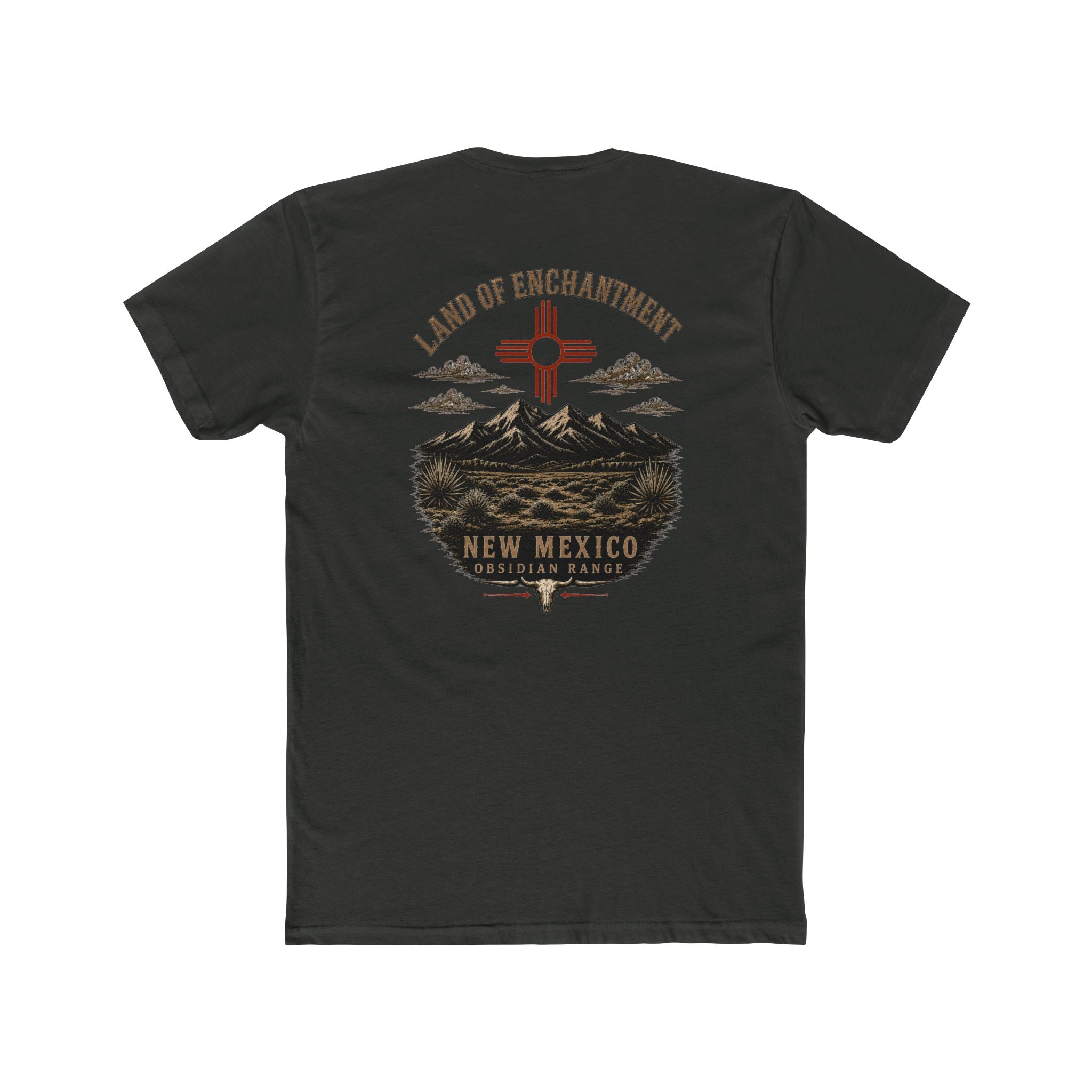 New Mexico Land of Enchantment Tee — Scenic Zia Mountain Tee