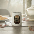 Mountain Made Insulated 10oz Coffee Mug — Mountain Cabin Outdoors Coffee Tumbler