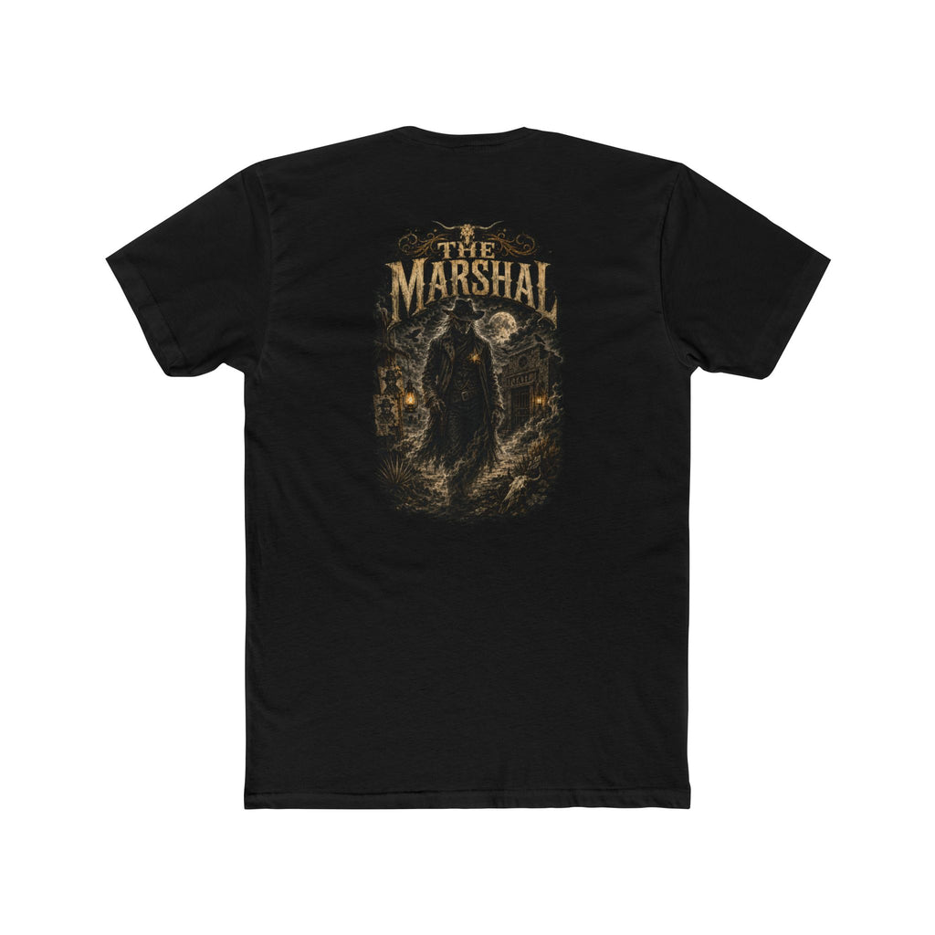 The Marshal Graphic Tee — Vintage Western Marshal Skull Shirt