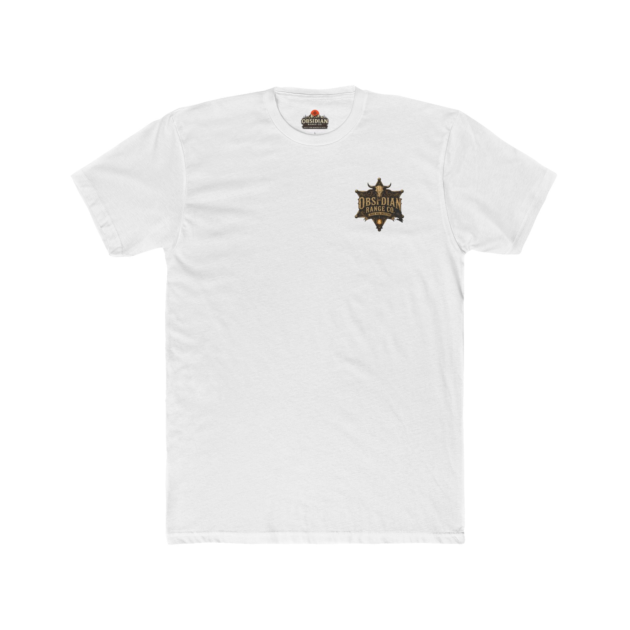 The Marshal Graphic Tee — Vintage Western Marshal Skull Shirt