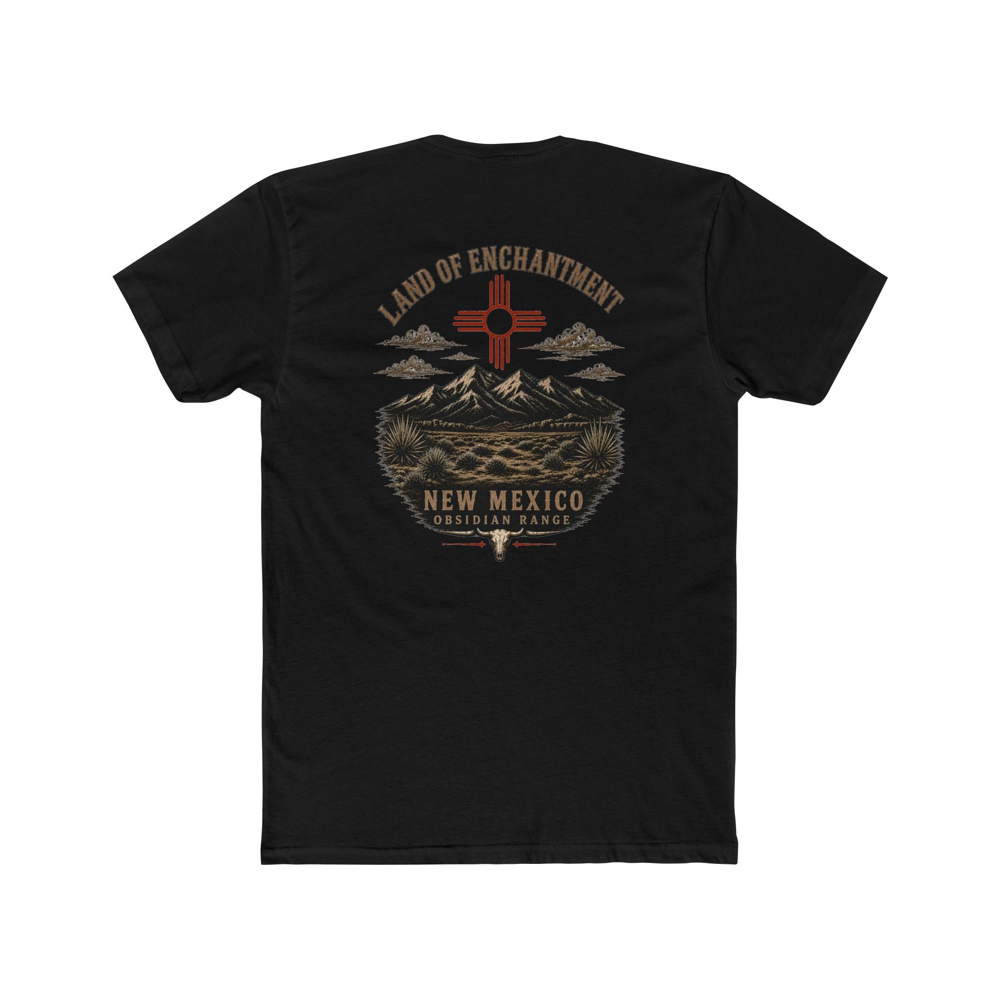 New Mexico Land of Enchantment Tee — Scenic Zia Mountain Tee
