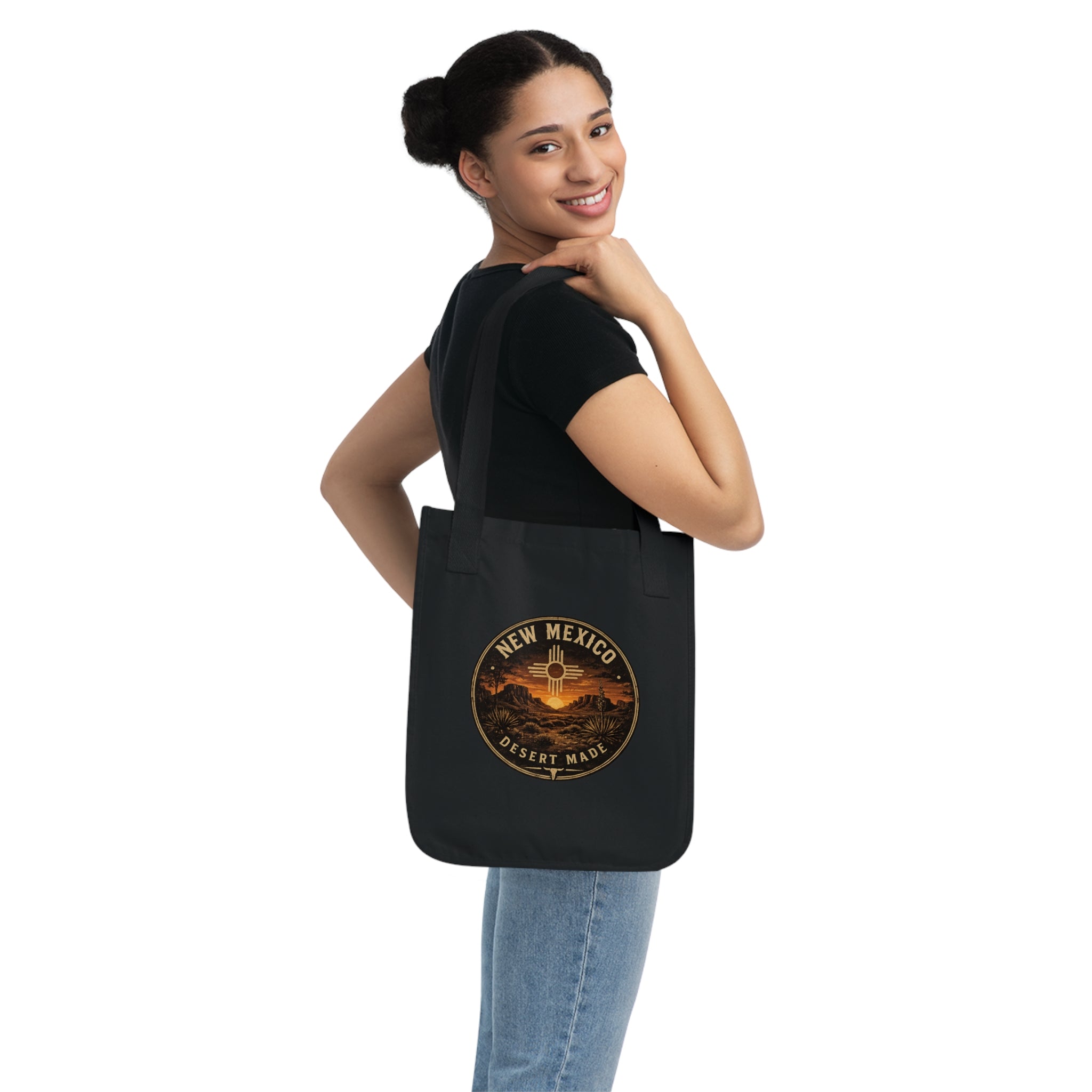 New Mexico Desert Made Canvas Tote — Organic Eco-Friendly Market Bag