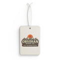 Obsidian Range Co. Car Air Freshener — Vintage Mountain Logo Scented Tag