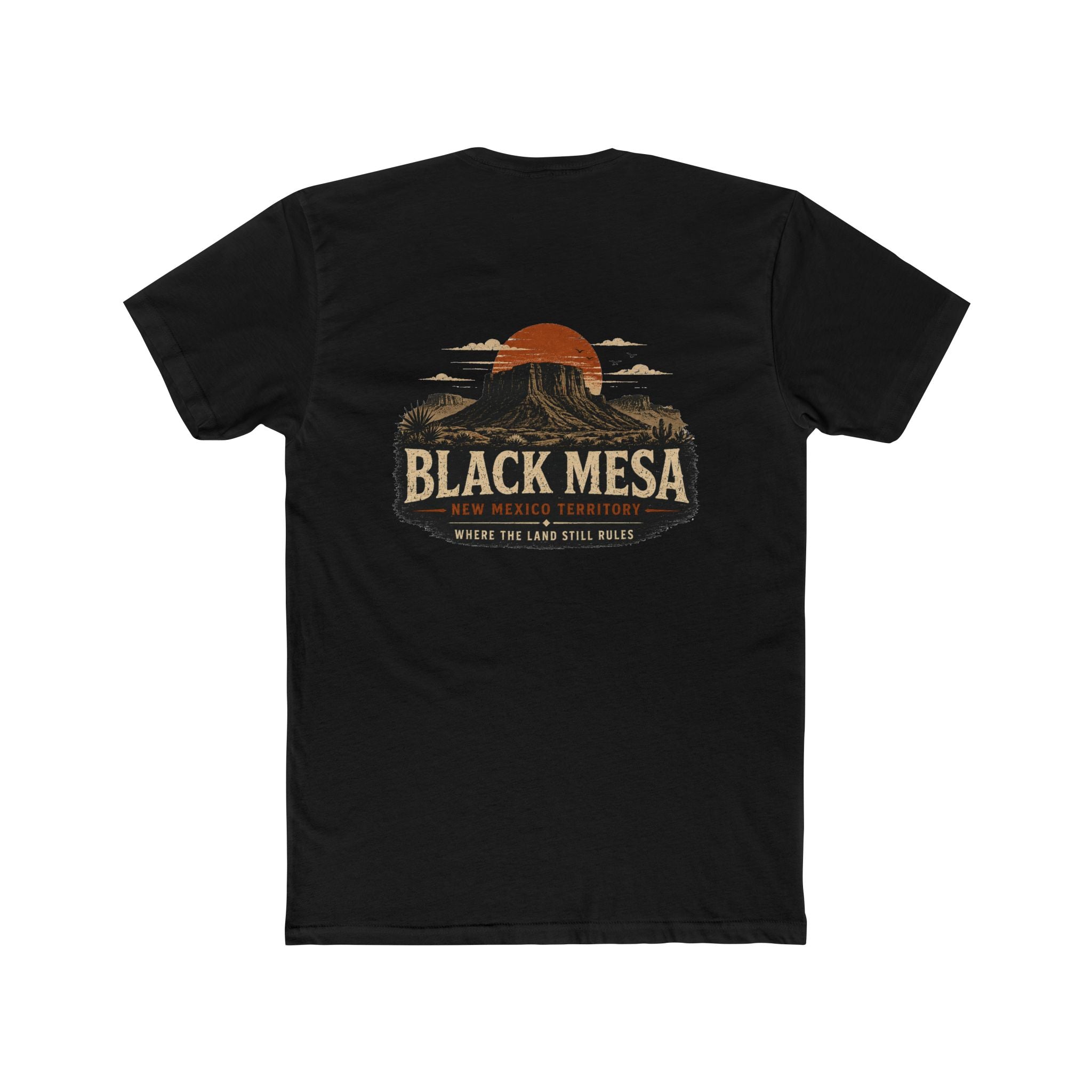 Black Mesa Tee — Vintage Desert Sunset Graphic T-Shirt
