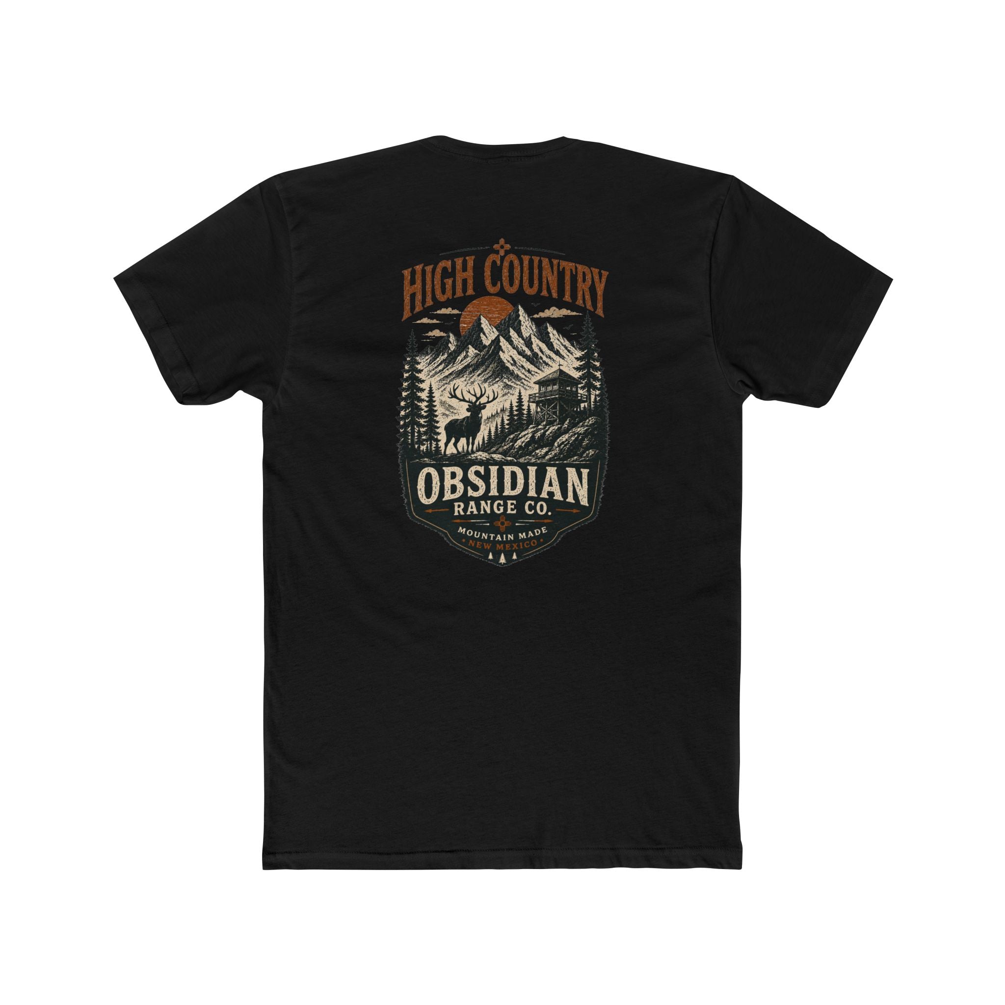 High Country Obsidian Range Co. T-Shirt — Mountain Adventure Outdoor Tee
