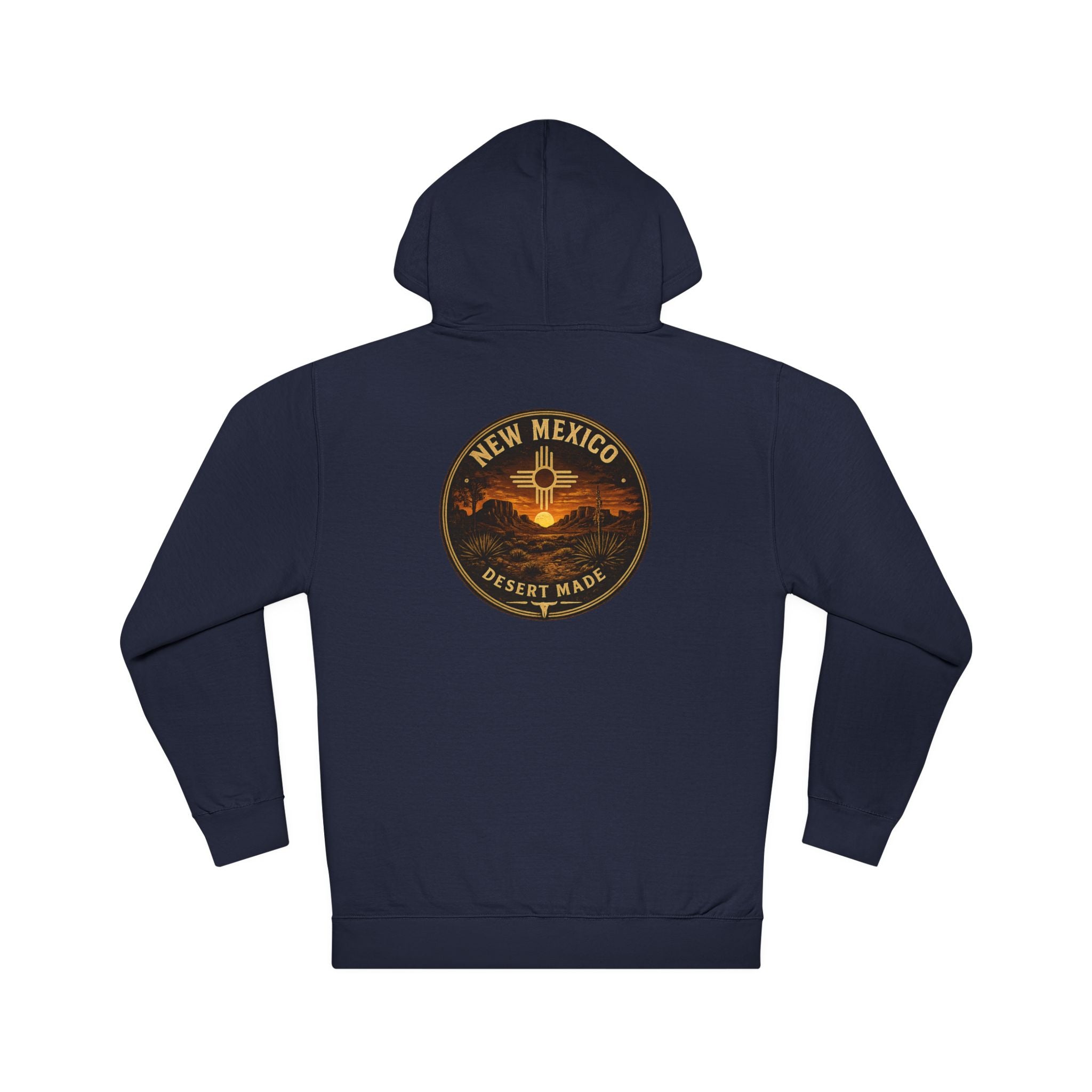 New Mexico Desert Made Hoodie — Vintage Sun & Mountain Pullover