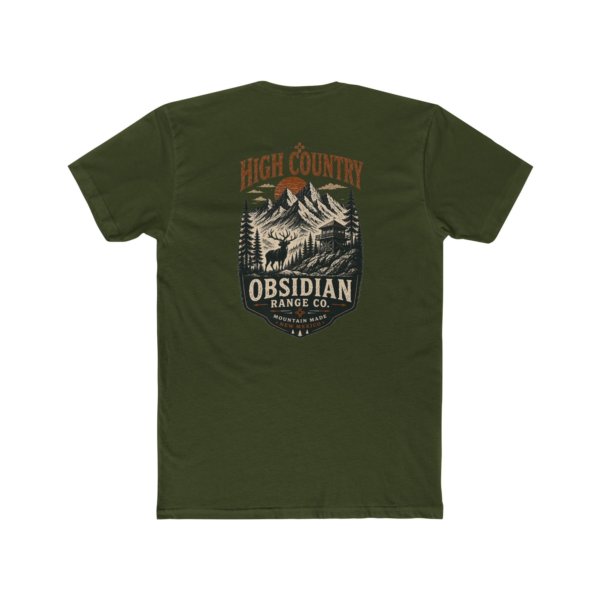 High Country Obsidian Range Co. T-Shirt — Mountain Adventure Outdoor Tee