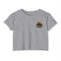 New Mexico Sunset Crop Top — Women's Festival Tee (Desert Made)