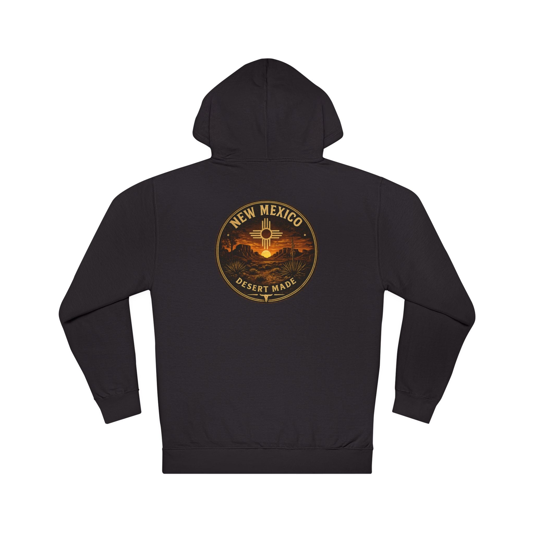 New Mexico Desert Made Hoodie — Vintage Sun & Mountain Pullover