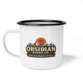 Obsidian Range Co. Enamel Camp Cup — Built for Remote Places Outdoors Mug