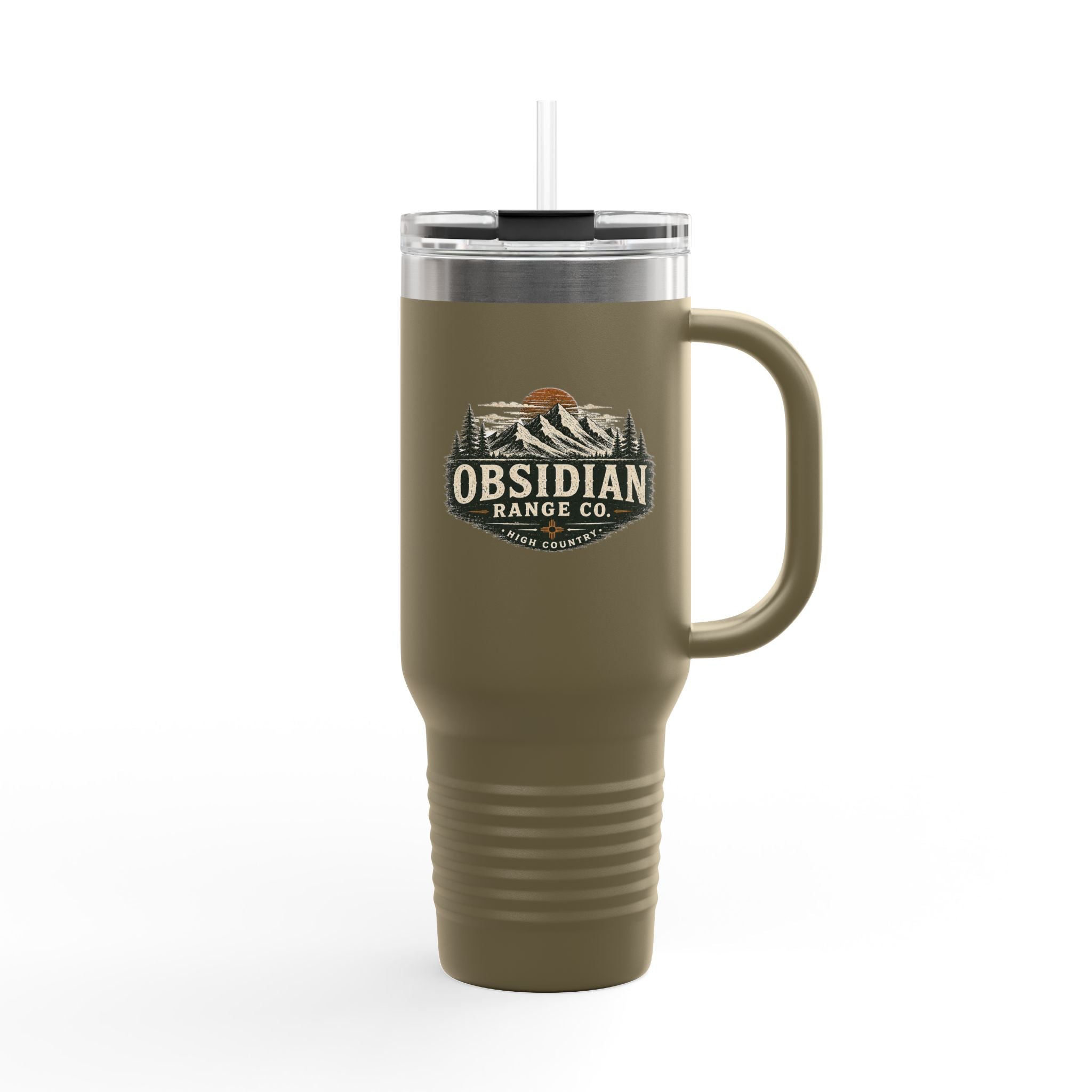 Obsidian Range Co. 40oz Insulated Travel Mug — Outdoor Mountain Adventure Tumbler
