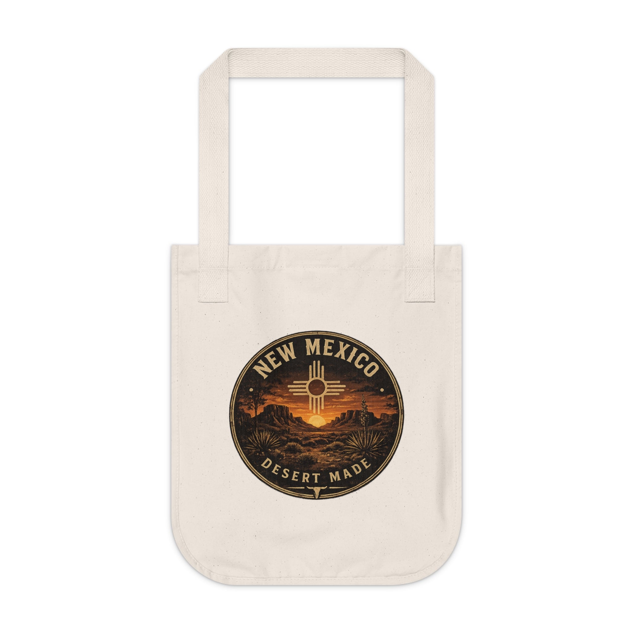 New Mexico Desert Made Canvas Tote — Organic Eco-Friendly Market Bag