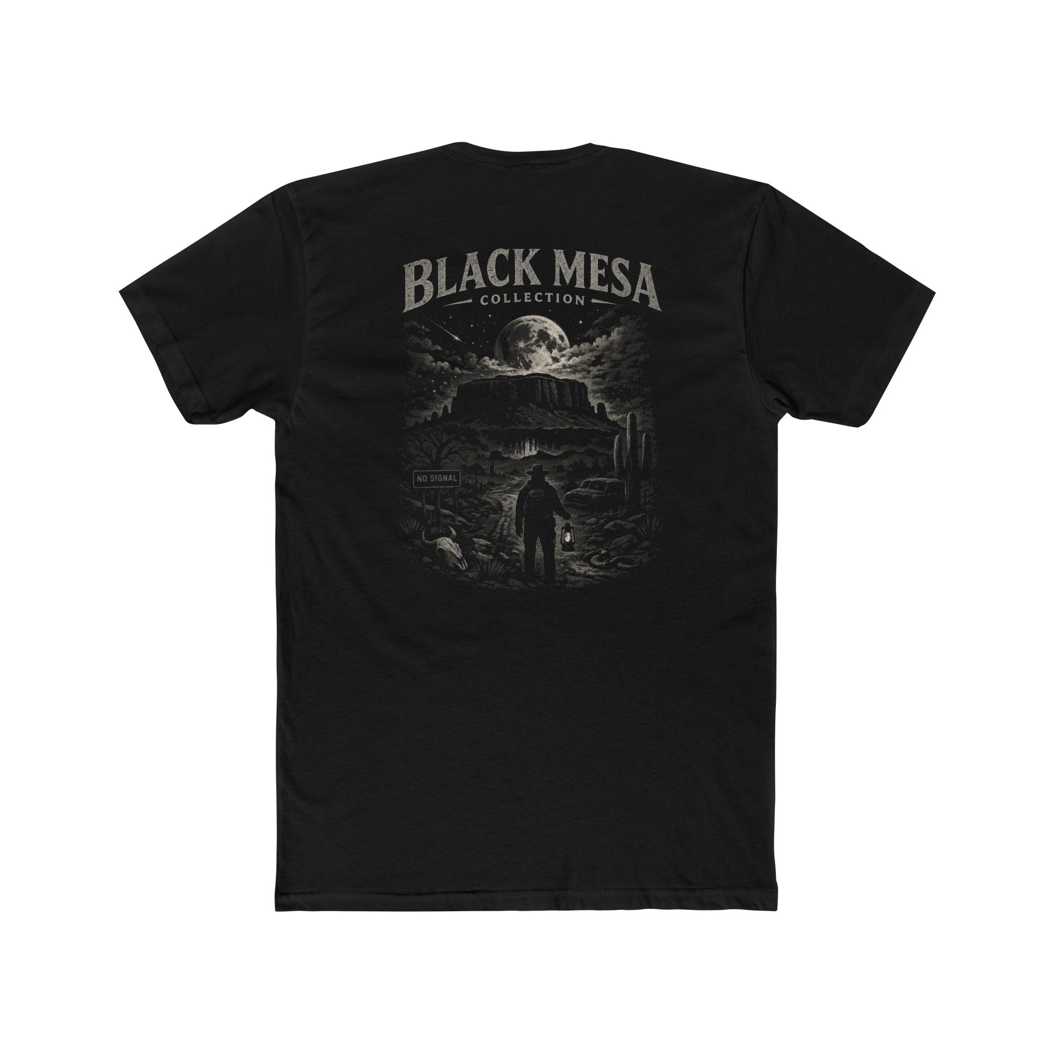 The Wanderer Tee — Obsidian Landscape Graphic T-Shirt