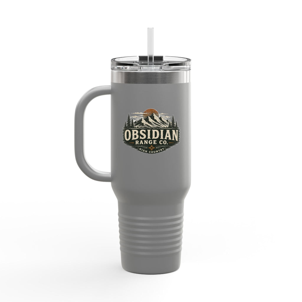 Obsidian Range Co. 40oz Insulated Travel Mug — Outdoor Mountain Adventure Tumbler